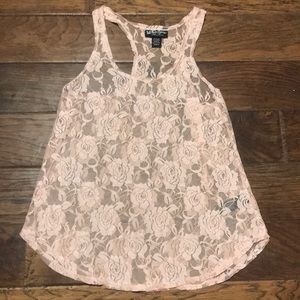 Lace sleeveless top